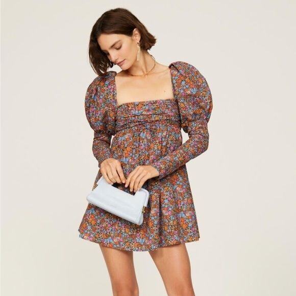 NWT For Love and Lemons Floral Dress Sz XL $196 MSRP - Picture 1 of 2